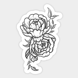 Peonies Sticker